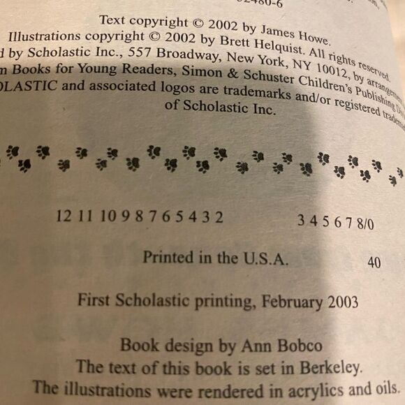 Tales from the house of Bunnicula 1st printing  it came from beneath the bed - Picture 5 of 6